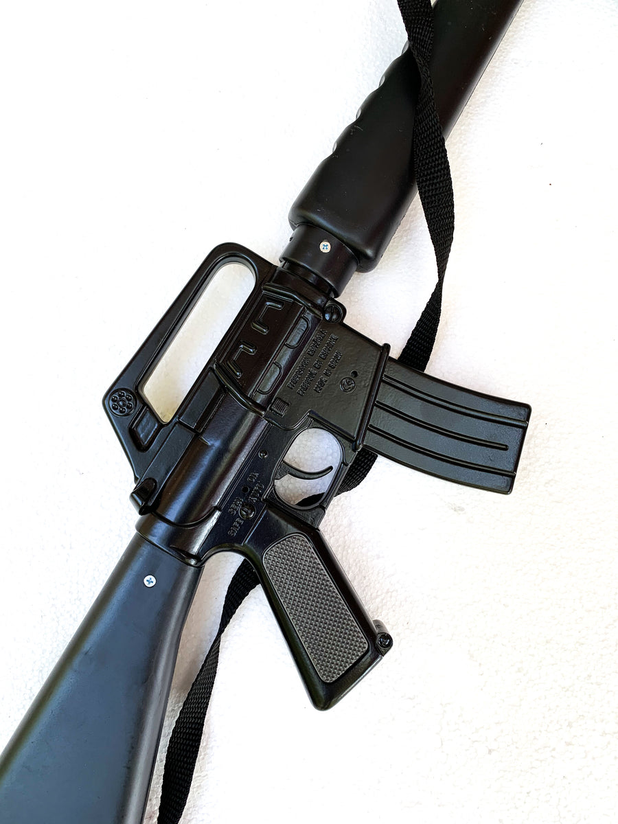 AK-47 Close Combat Model 8 Shot Gonher Toy Cap Gun Rifle - Black Finis –