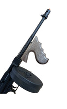Load image into Gallery viewer, Gangster Thompson Sub Machine Gun Style 8 Shot Toy Cap Gun Rifle - Black Finish
