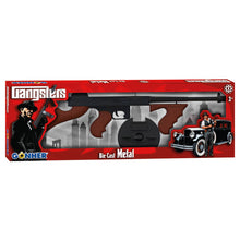 Load image into Gallery viewer, Gangster Thompson Sub Machine Gun Style 8 Shot Toy Cap Gun Rifle - Black Finish

