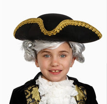 Load image into Gallery viewer, Kids Pretend Pirate Buccaneer Hat 3
