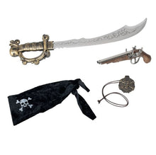 Load image into Gallery viewer, Pirate Dueling Flintlock &amp; Cutlass 4pc Playset
