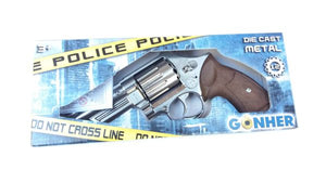 Gonher S&W Model 66 Police Style 12 Shot Cap Revolver - Chrome